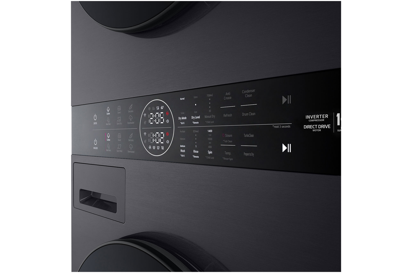 drum detail of the dryer