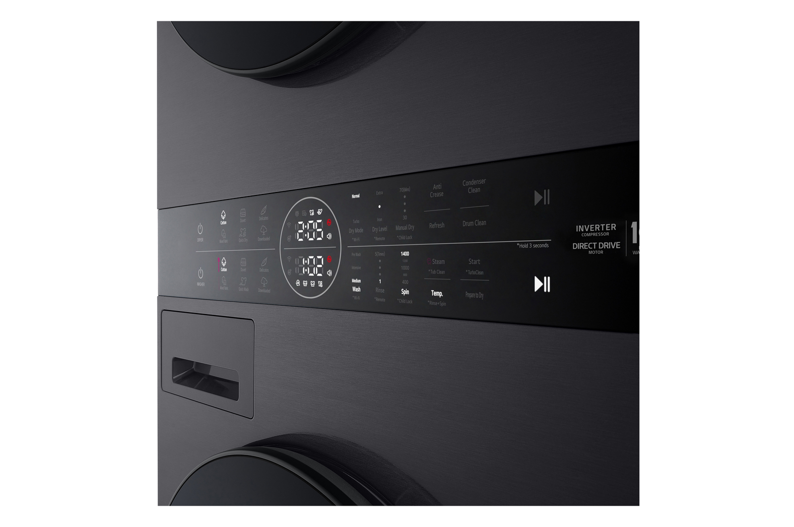 drum detail of the dryer