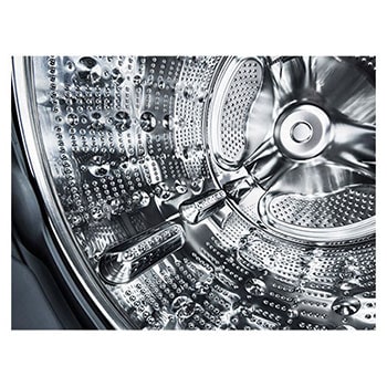 detail of the detergent drawer