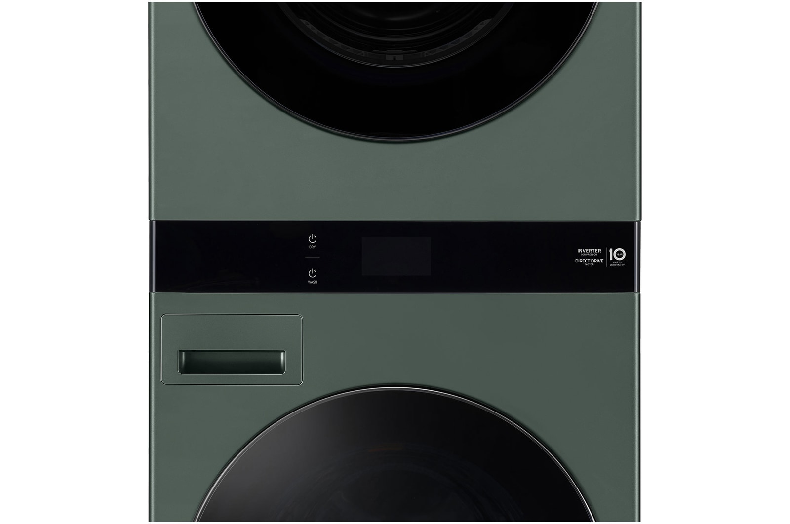 detail of the detergent drawer