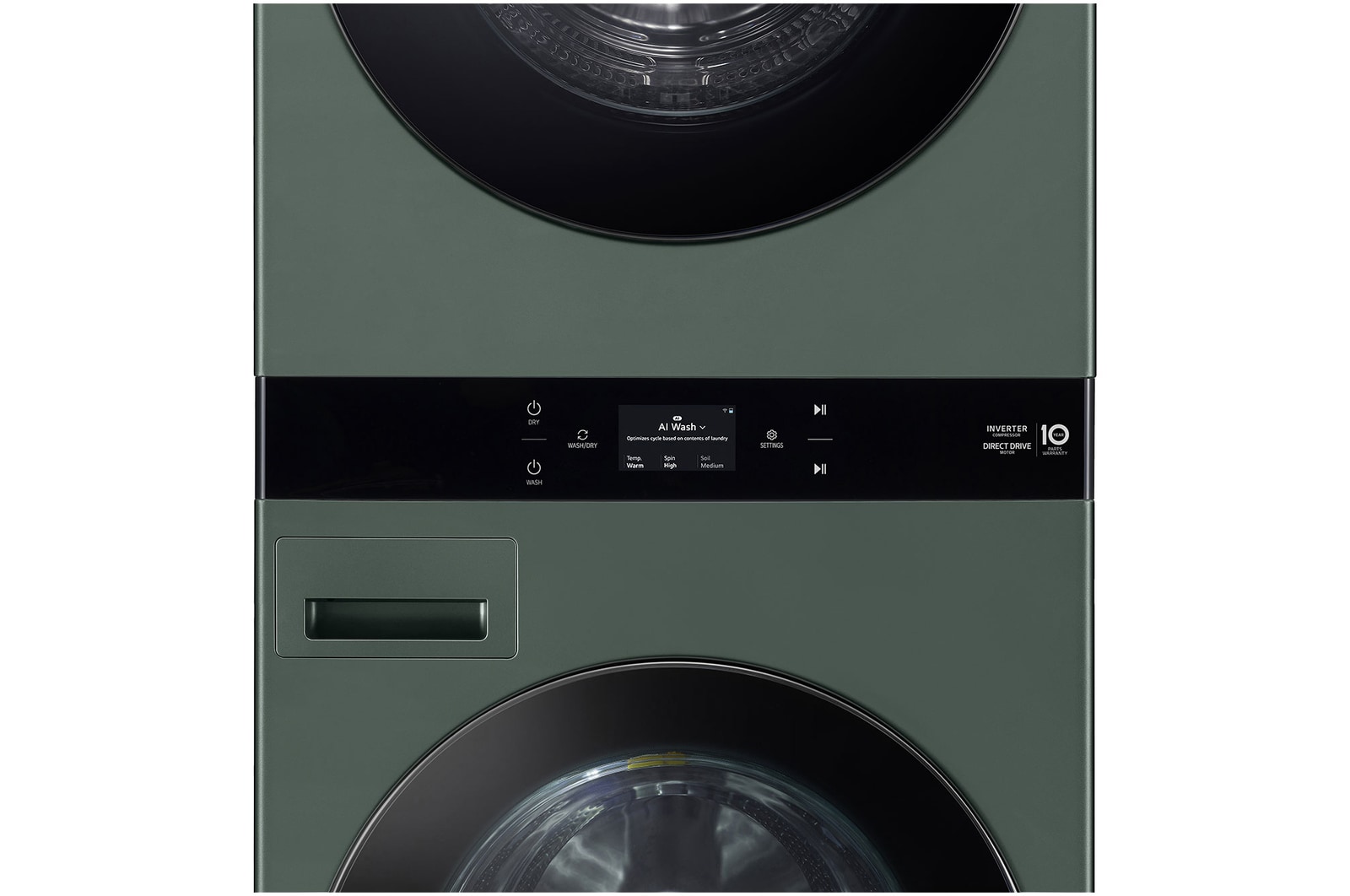 drum detail of the washer