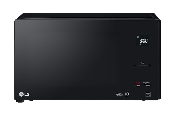 Front view LG MS2596OB NeoChef, 25L Smart Inverter Microwave Oven