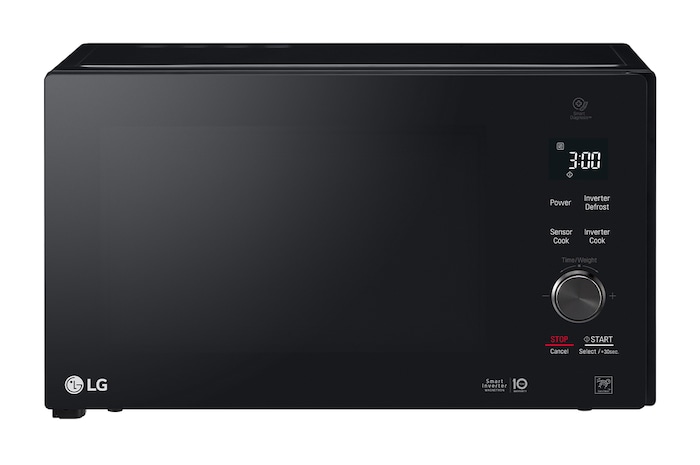 Front view LG MS4266OBS NeoChef, 42L Smart Inverter Microwave Oven