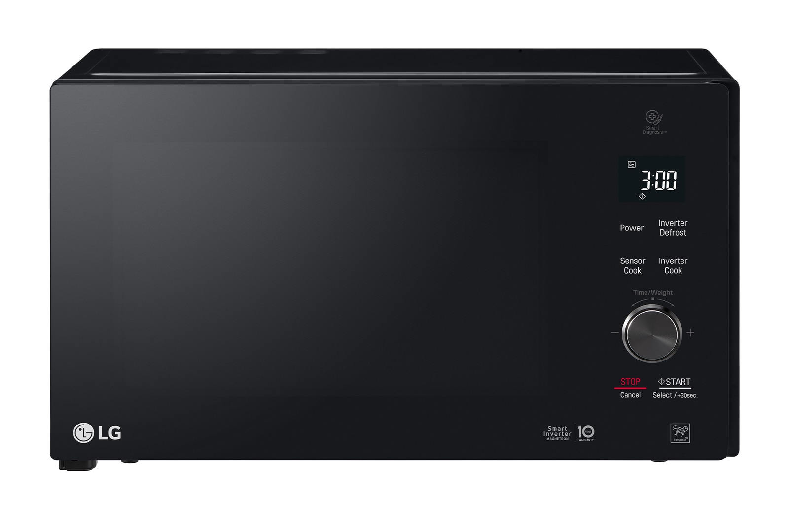 Front view LG MS4266OBS NeoChef, 42L Smart Inverter Microwave Oven