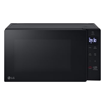 Front view of a compact NeoChef microwave MS2036NDB, a slim microwave design with 20L capacity, perfect for any kitchens.