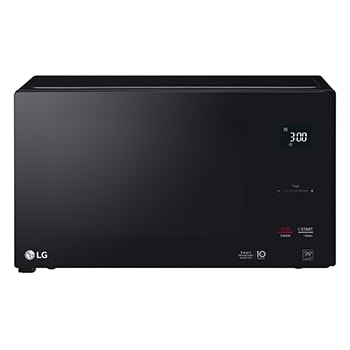 Front view LG MS2596OB NeoChef, 25L Smart Inverter Microwave Oven