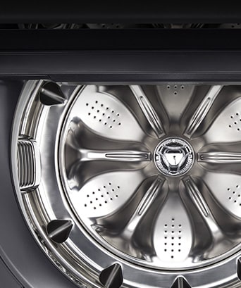 LG washing machine's stainless steel tub