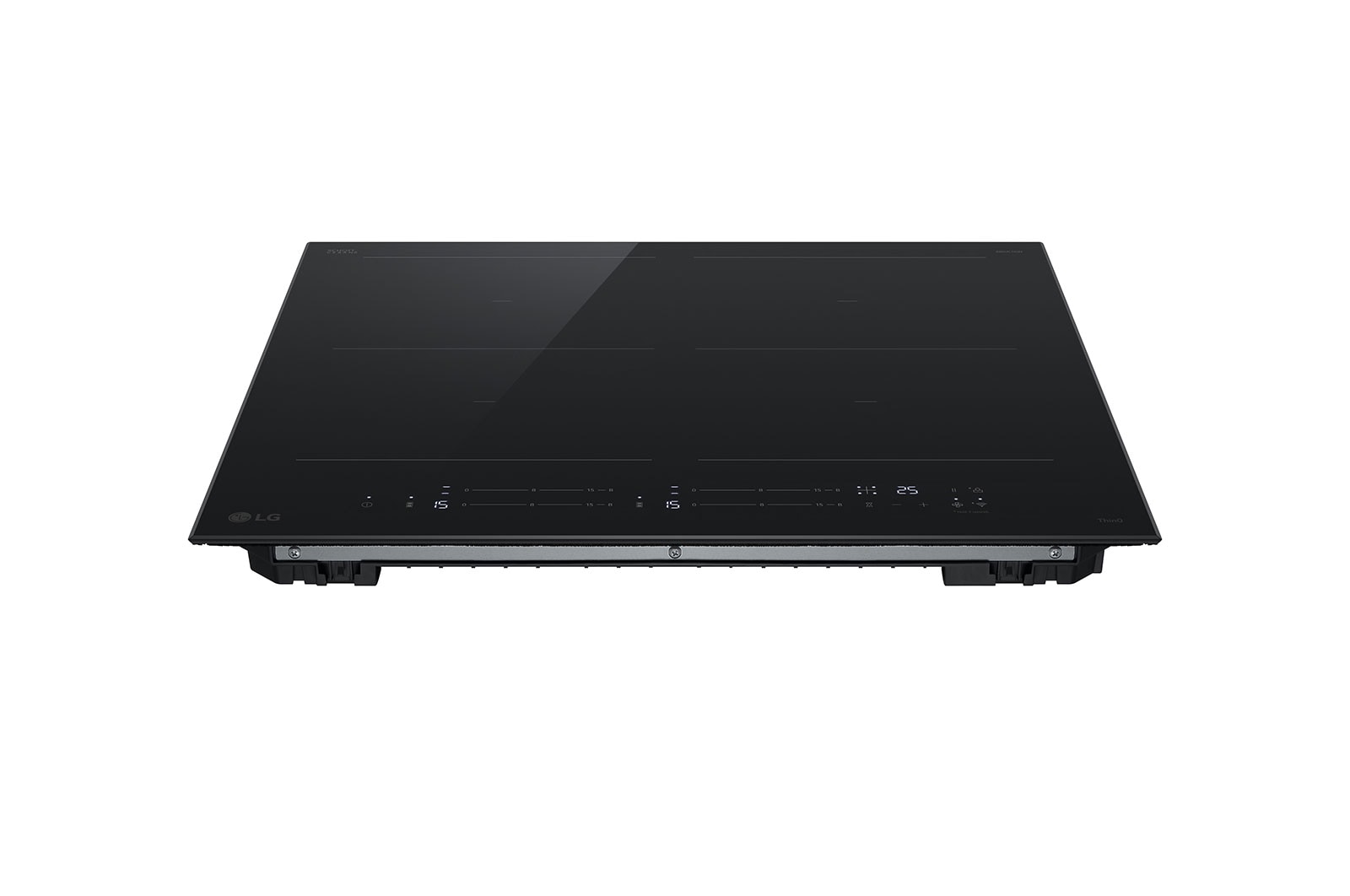 LG 60cm Induction Cooktop, 4 Cook Zones, 2 Flexi, BCI607B4BG