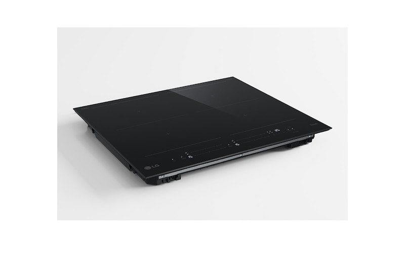 LG 60cm Induction Cooktop, 4 Cook Zones, 2 Flexi, BCI607B4BG