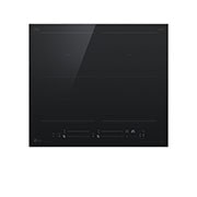 LG 60cm Induction Cooktop, 4 Cooking Zones incl. 2 Flexi – with Power Boost, BCI607B4BG