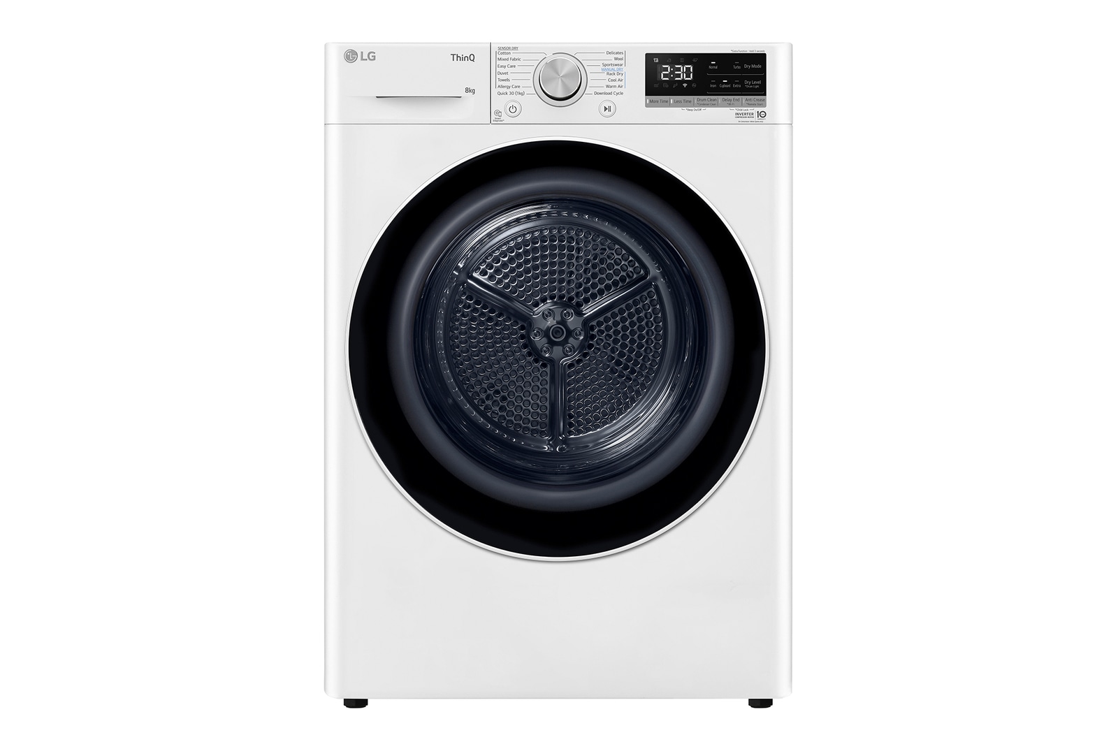 LG 8kg Series 5 Heat Pump Dryer - 9 Star, DVH5-08W