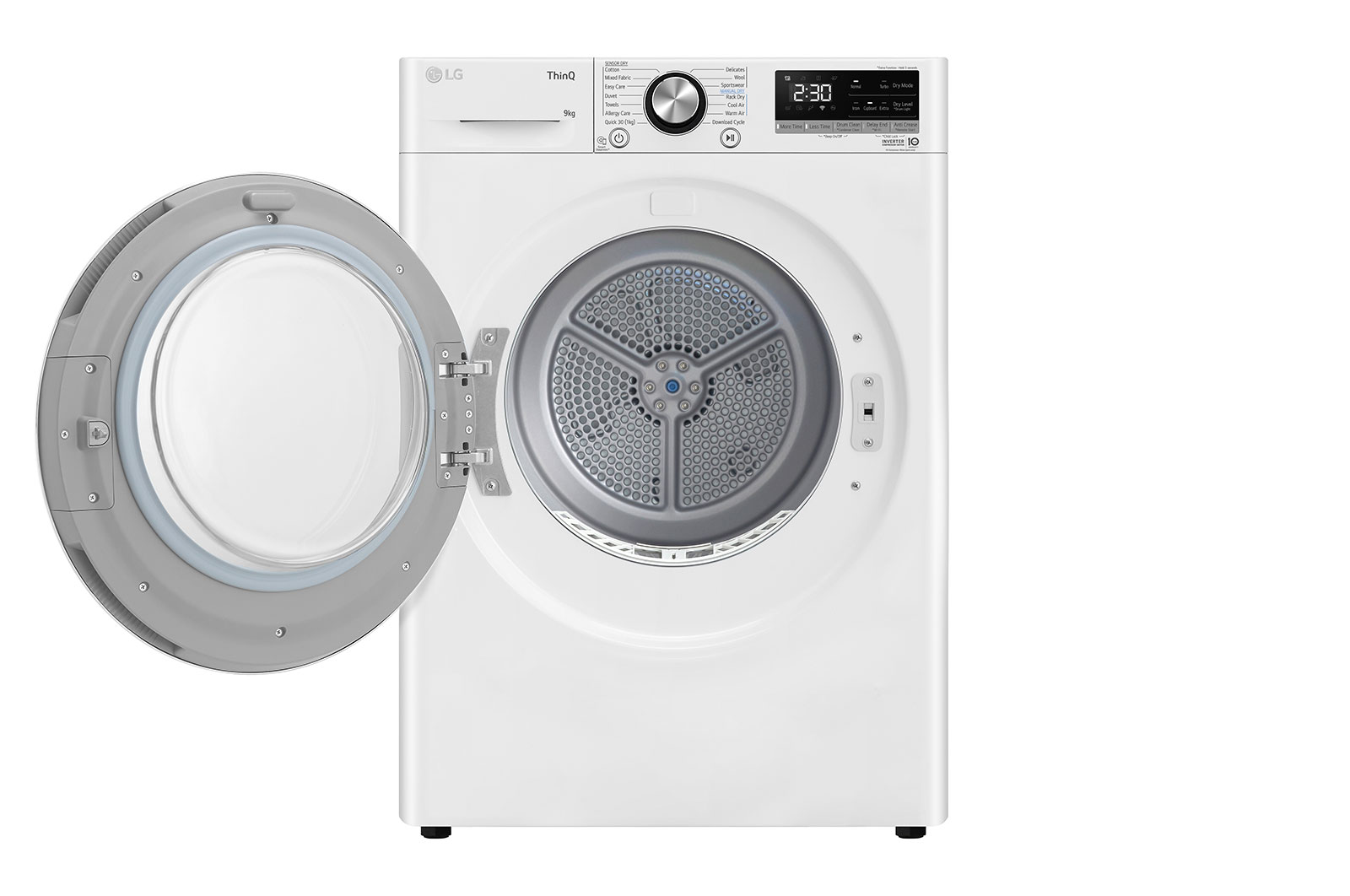 LG 9kg Series 9 Heat Pump Dryer with Auto Cleaning Condenser, DVH9-09W