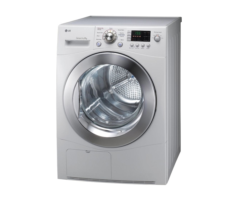 Front view of 8kg Condensing Dryer in White Finish TD-C8031E