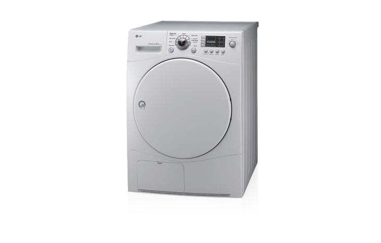 Front view of 8kg White Condenser Dryer with Lint Filter TD-C803E
