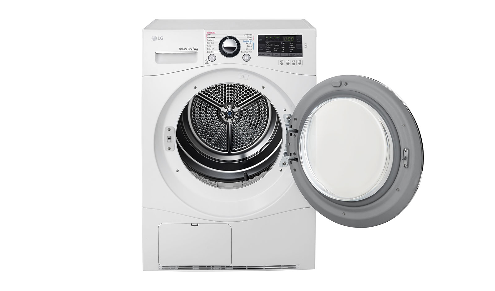 LG 8kg Condensing Dryer in White Finish  with Tag On function, TD-C80NPW