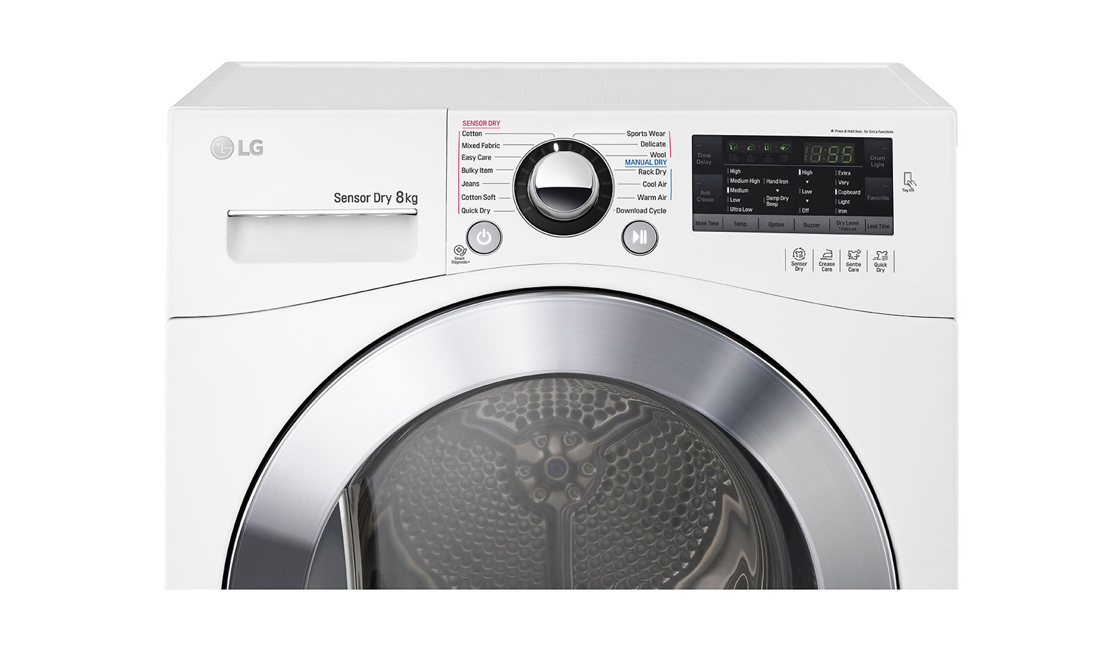 LG 8kg Condensing Dryer in White Finish  with Tag On function, TD-C80NPW