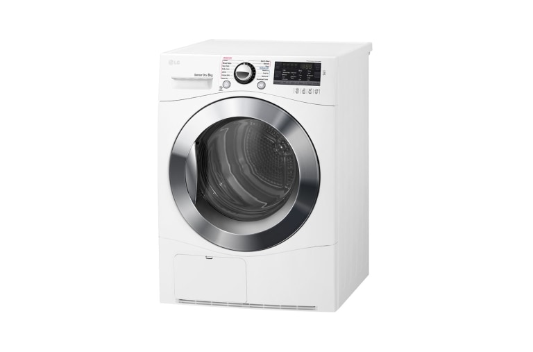 LG 8kg Condensing Dryer in White Finish  with Tag On function, TD-C80NPW