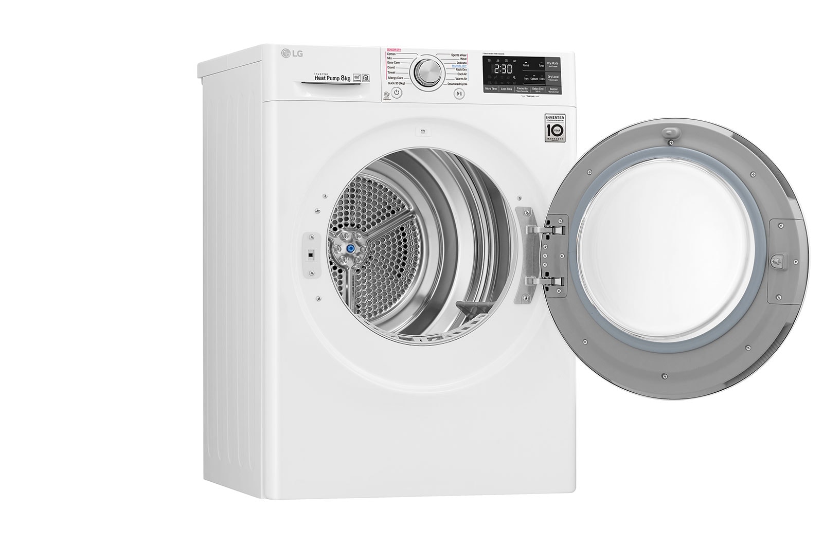 LG 8kg Heat Pump Dryer with Inverter Control, TD-H803CSW