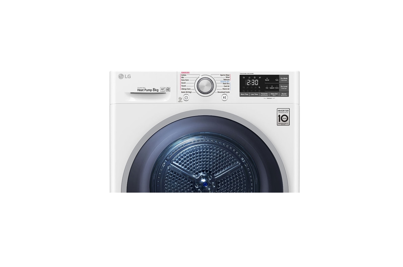 LG 8kg Heat Pump Dryer with Inverter Control, TD-H803CSW