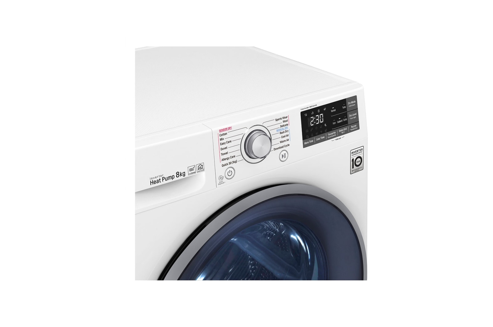 LG 8kg Heat Pump Dryer with Inverter Control, TD-H803CSW