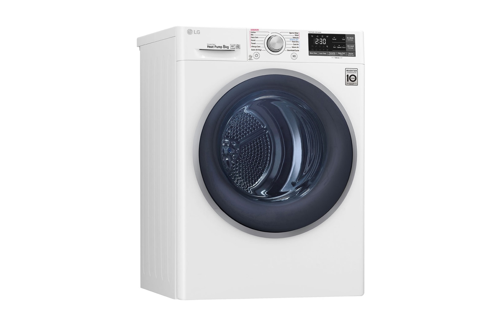 LG 8kg Heat Pump Dryer with Inverter Control, TD-H803CSW