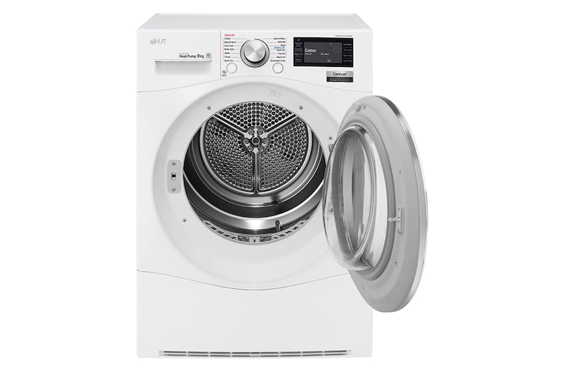 LG 9kg Centum™ Heat Pump Dryer with Inverter Control, TD-H901MW