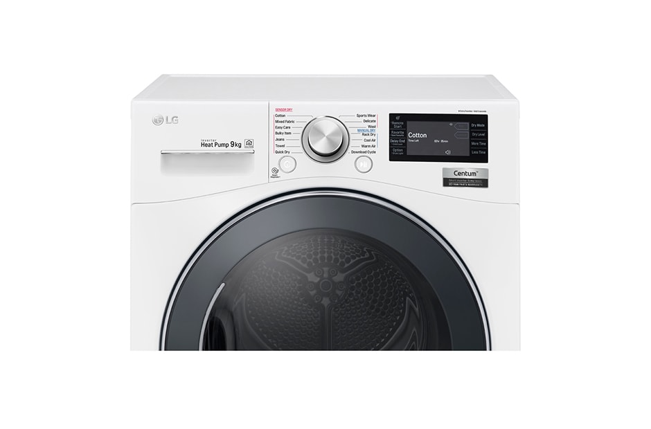 LG 9kg Centum™ Heat Pump Dryer with Inverter Control, TD-H901MW