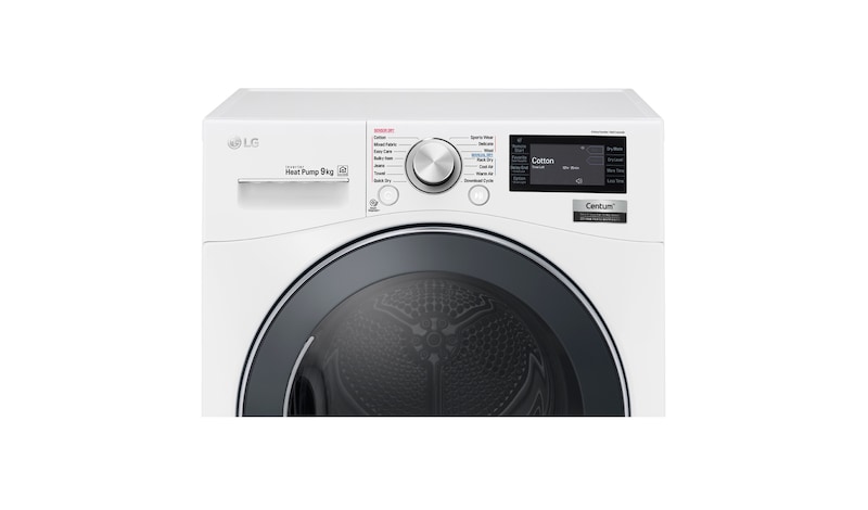 LG 9kg Centum™ Heat Pump Dryer with Inverter Control, TD-H901MW