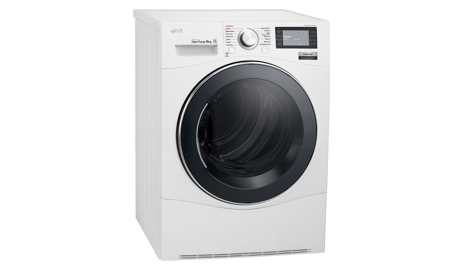 LG 9kg Centum™ Heat Pump Dryer with Inverter Control, TD-H901MW