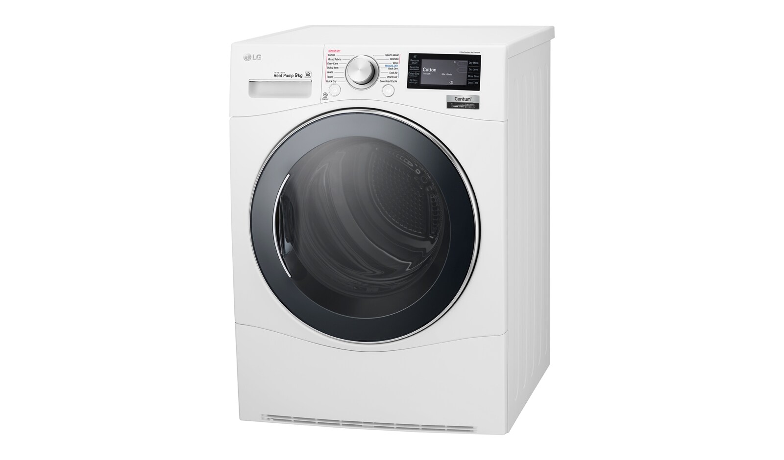 LG 9kg Centum™ Heat Pump Dryer with Inverter Control, TD-H901MW