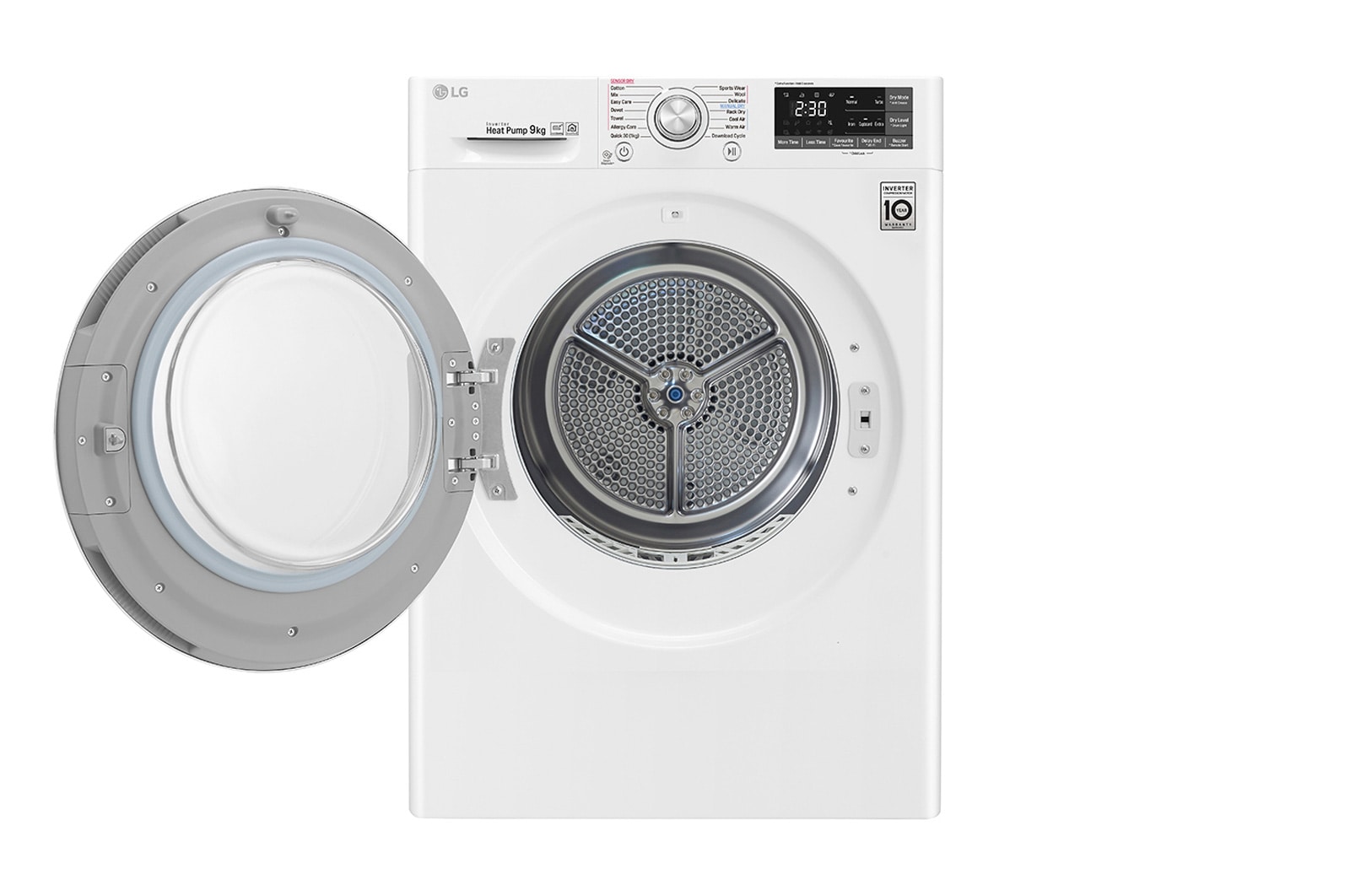 LG 9kg Heat Pump Dryer with Inverter Control, TD-H903CMW