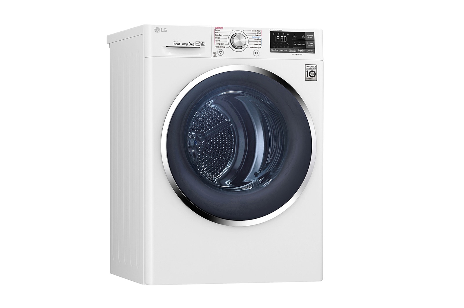 LG 9kg Heat Pump Dryer with Inverter Control, TD-H903CMW