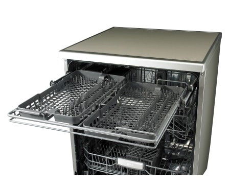 LG 14 Place Setting Anti-fingerprint Stainless Dishwasher with Direct Drive Motor, LD-1482T4