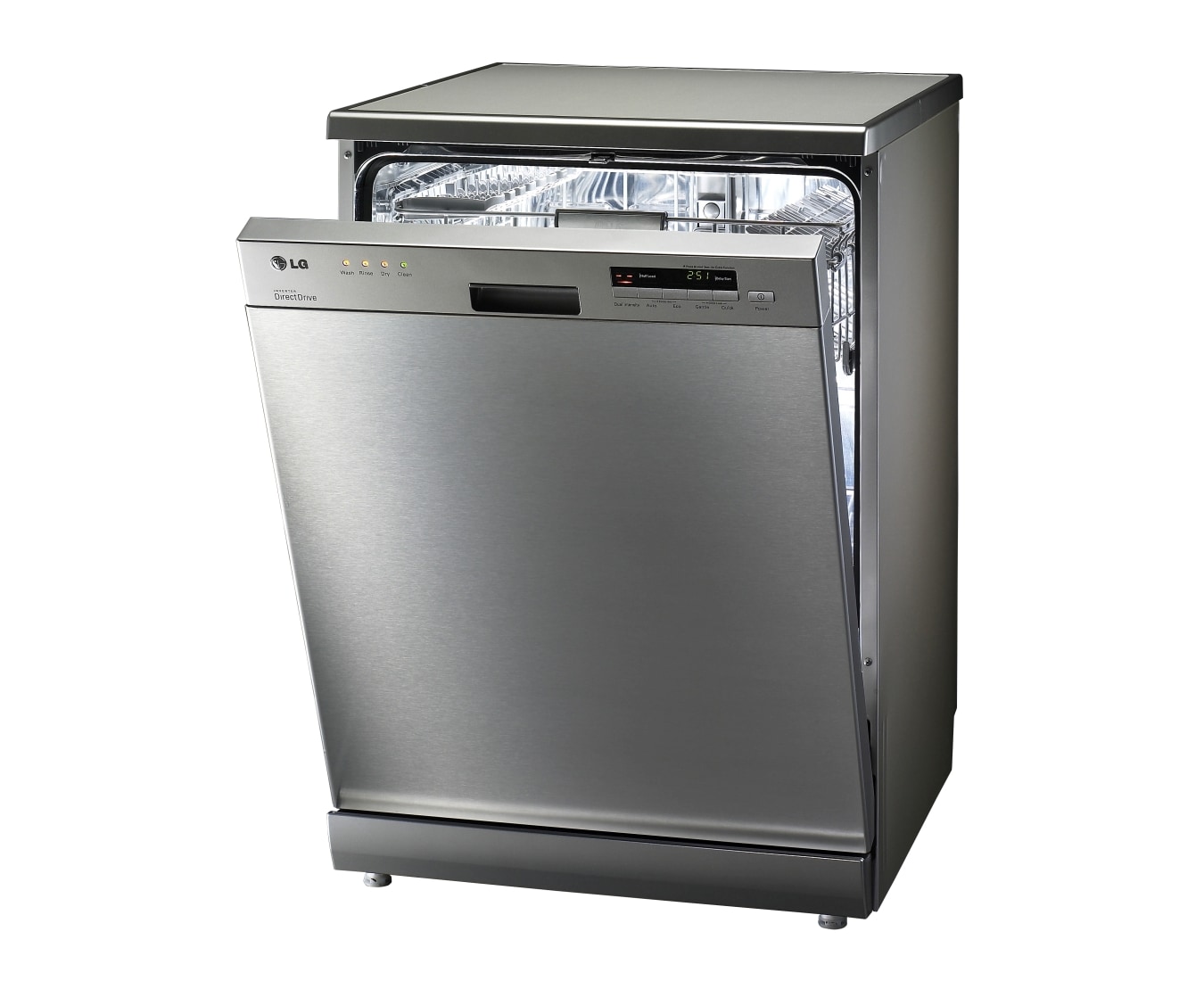 LG 14 Place Setting Anti-fingerprint Stainless Dishwasher with Direct Drive Motor, LD-1482T4