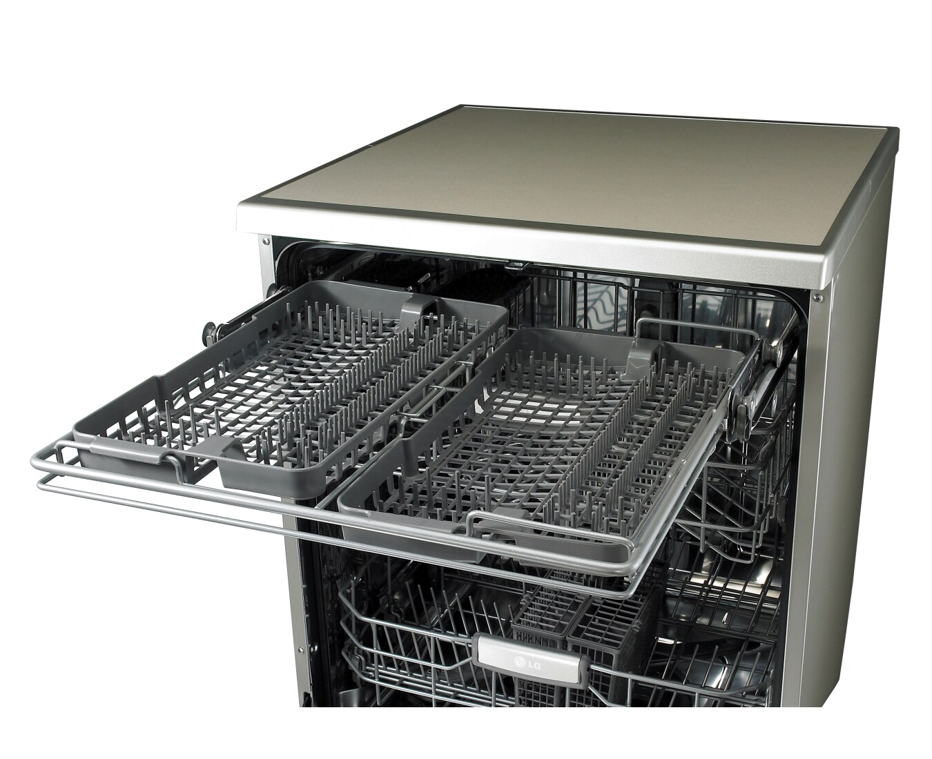 LG 14 Place Anti-fingerprint Stainless Dishwasher with True Steam™, LD-1484T4