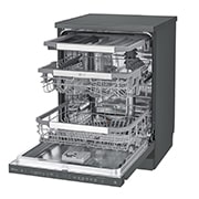 LG 15 Place QuadWash® Dishwasher in Matte Black Finish - Free Standing XD3A15MB, XD3A15MB