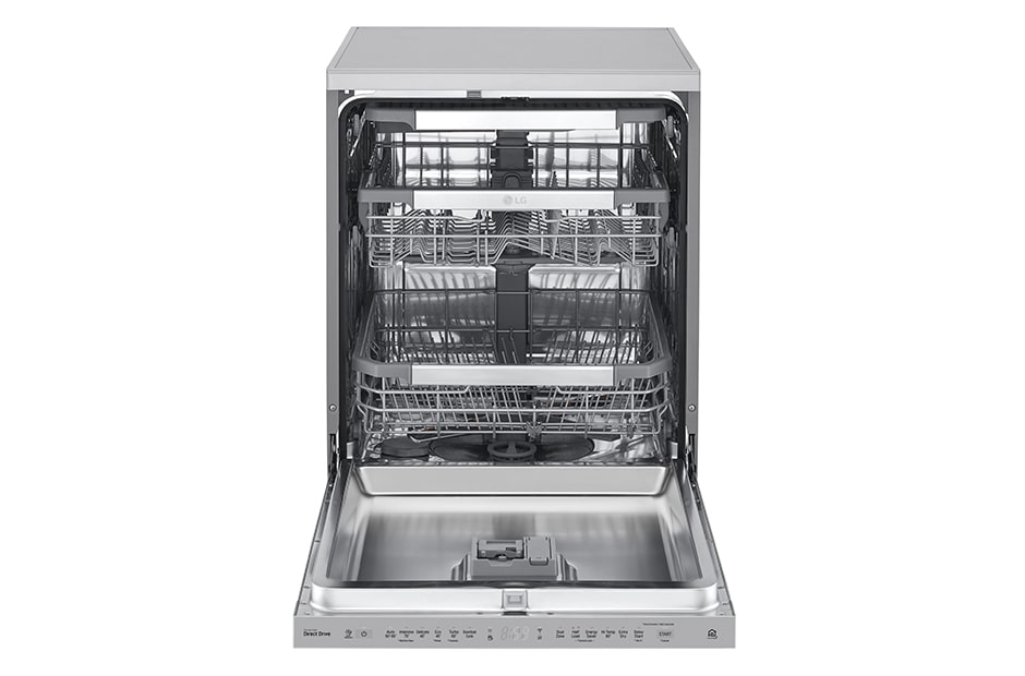 LG 15 Place QuadWash® Dishwasher with Auto Open Dry in Noble Steel Finish - Free Standing, XD3A15NS