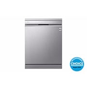 LG 15 Place QuadWash® Dishwasher with Auto Open Dry in Noble Steel Finish - Free Standing, XD3A15NS