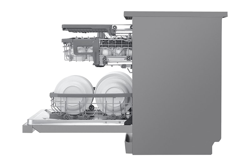 LG 15 Place QuadWash<sup>®</sup> Dishwasher - Freestanding, XD3A15NS