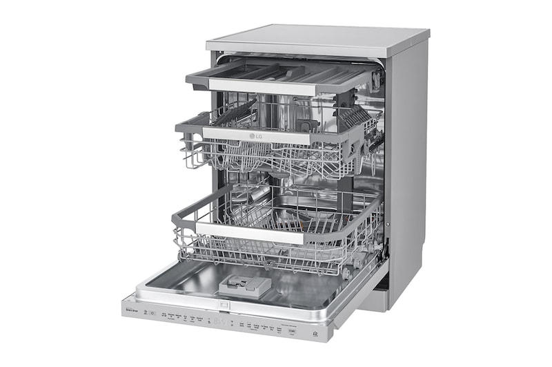 LG 15 Place QuadWash<sup>®</sup> Dishwasher - Freestanding, XD3A15NS