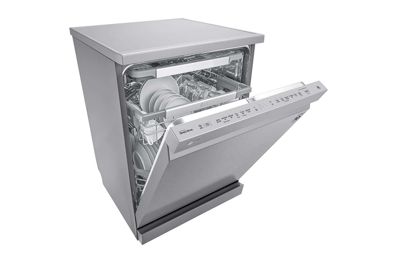 LG 15 Place QuadWash<sup>®</sup> Dishwasher - Freestanding, XD3A15NS