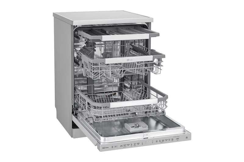 LG 15 Place QuadWash<sup>®</sup> Dishwasher - Freestanding, XD3A15NS