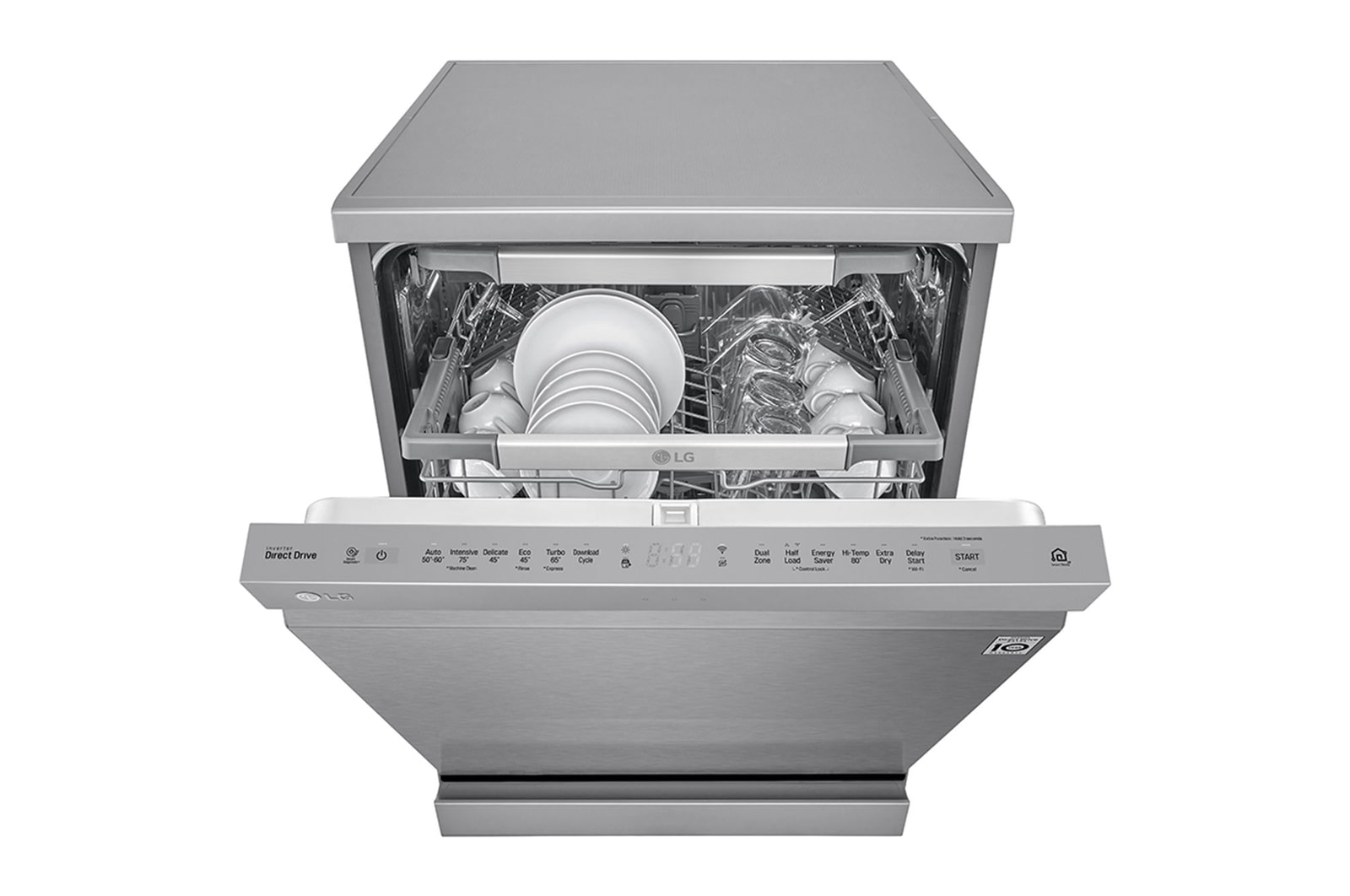 LG 15 Place QuadWash<sup>®</sup> Dishwasher - Freestanding, XD3A15NS