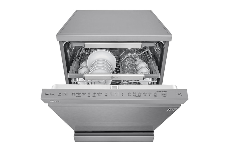 LG 15 Place QuadWash<sup>®</sup> Dishwasher - Freestanding, XD3A15NS