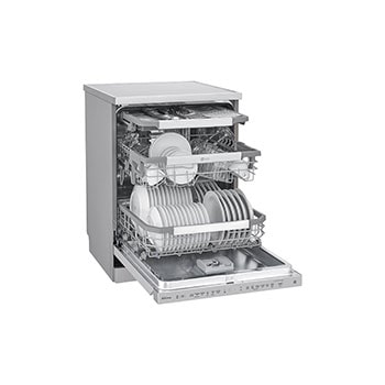LG 15 Place QuadWash<sup>®</sup> Dishwasher - Freestanding, XD3A15NS