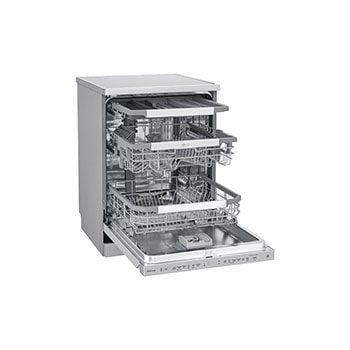 LG 15 Place QuadWash<sup>®</sup> Dishwasher - Freestanding, XD3A15NS