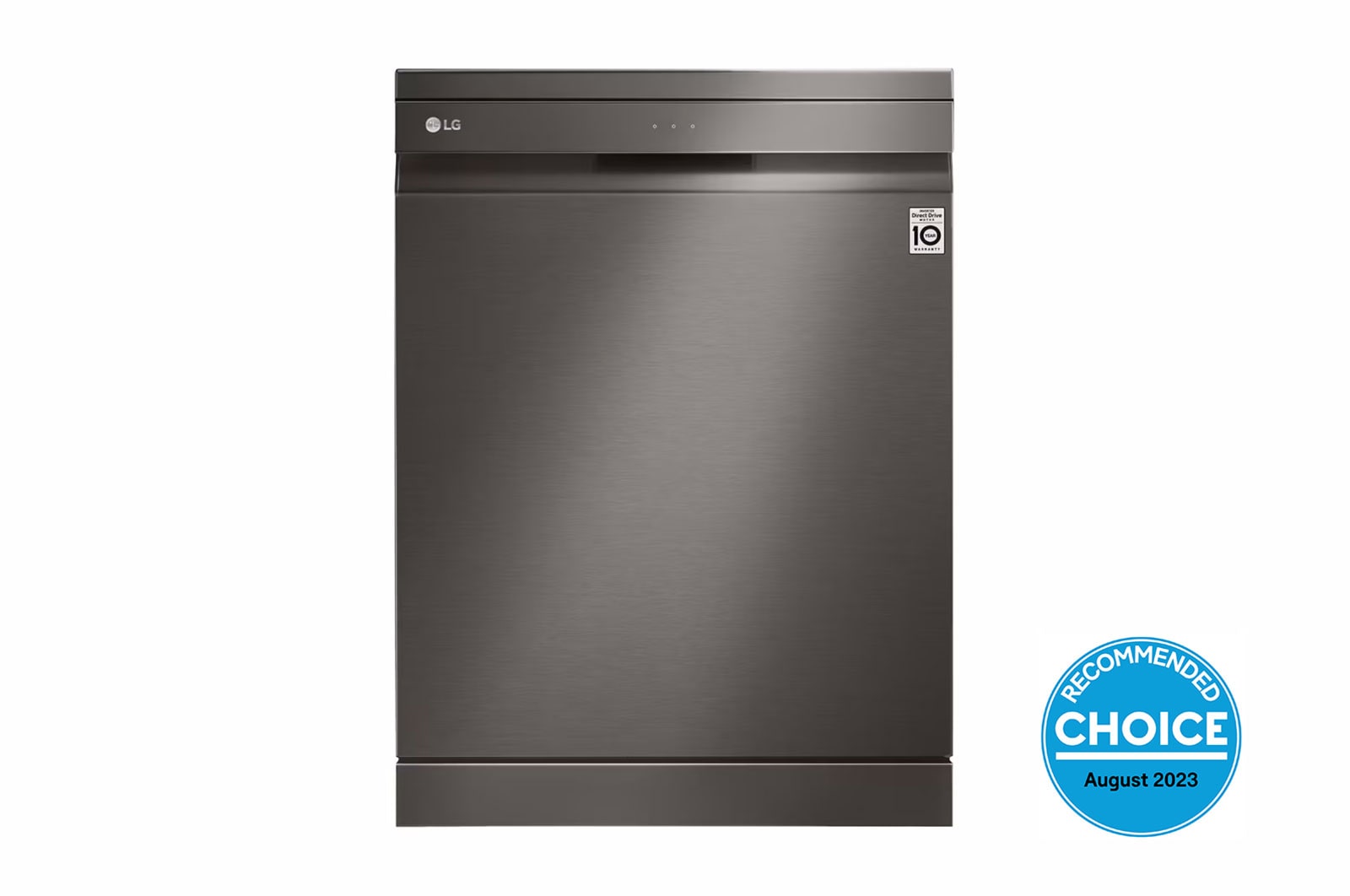 LG 15 Place QuadWash® Dishwasher with Auto Open Dry in Black Stainless Finish with TrueSteam™ - Free Standing, XD3A25BS