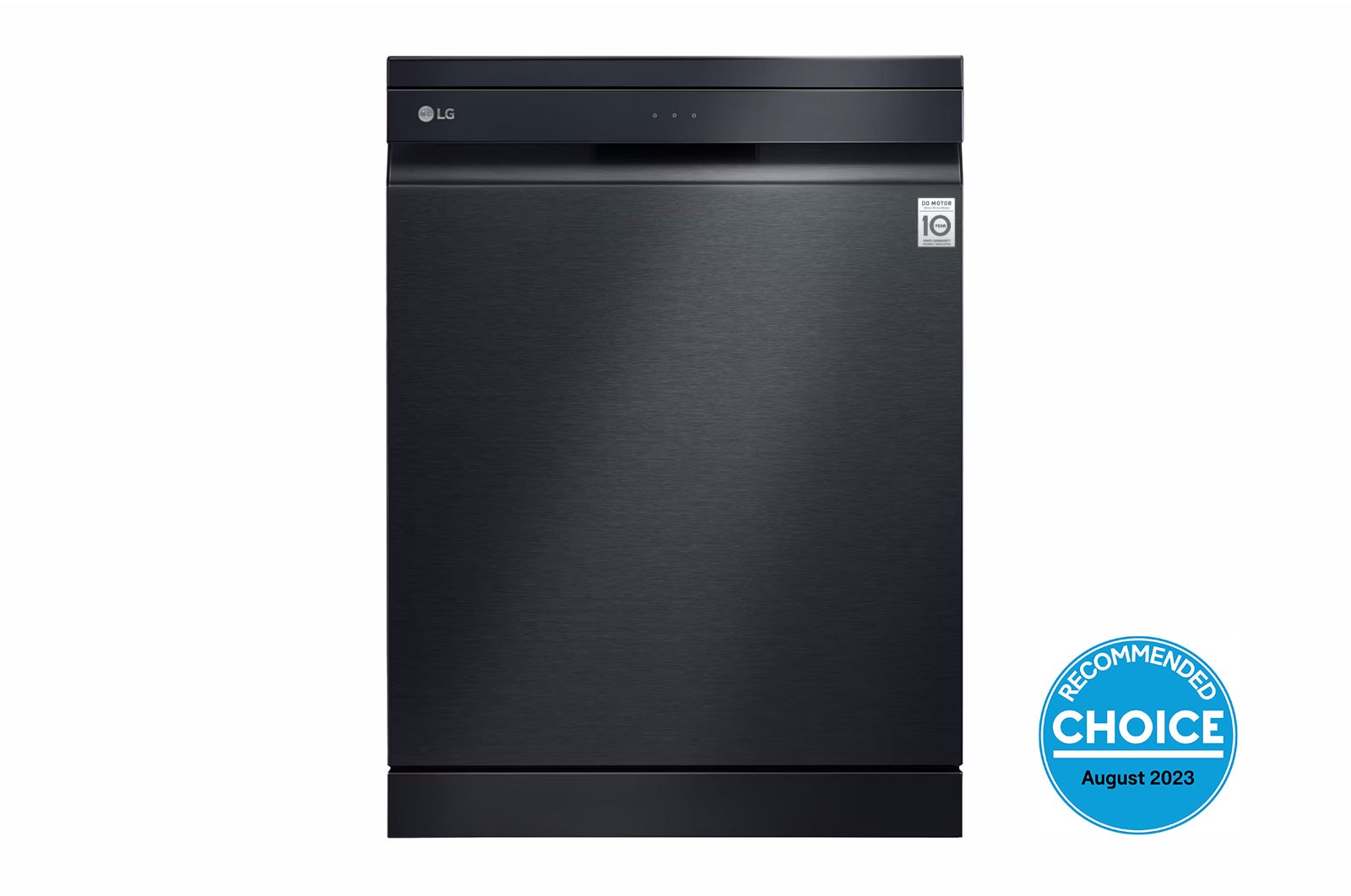 LG 15 Place QuadWash® Dishwasher with Auto Open Dry in Matte Black Finish with TrueSteam™ - Free Standing, XD3A25MB