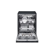 LG 15 Place QuadWash® Dishwasher with Auto Open Dry in Matte Black Finish with TrueSteam™ - Free Standing, XD3A25MB