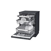 LG 15 Place QuadWash® Dishwasher with Auto Open Dry in Matte Black Finish with TrueSteam™ - Free Standing, XD3A25MB